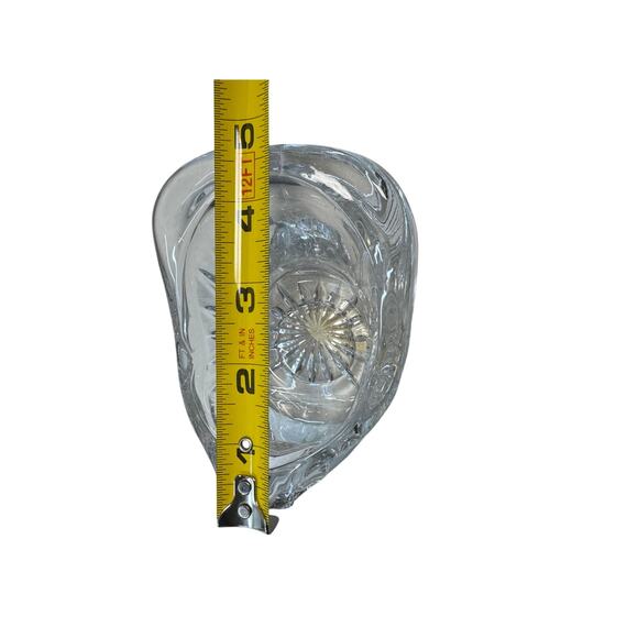 Christmas Sleigh / Crystal / St George Crystal / vintage - Picture 4 of 5